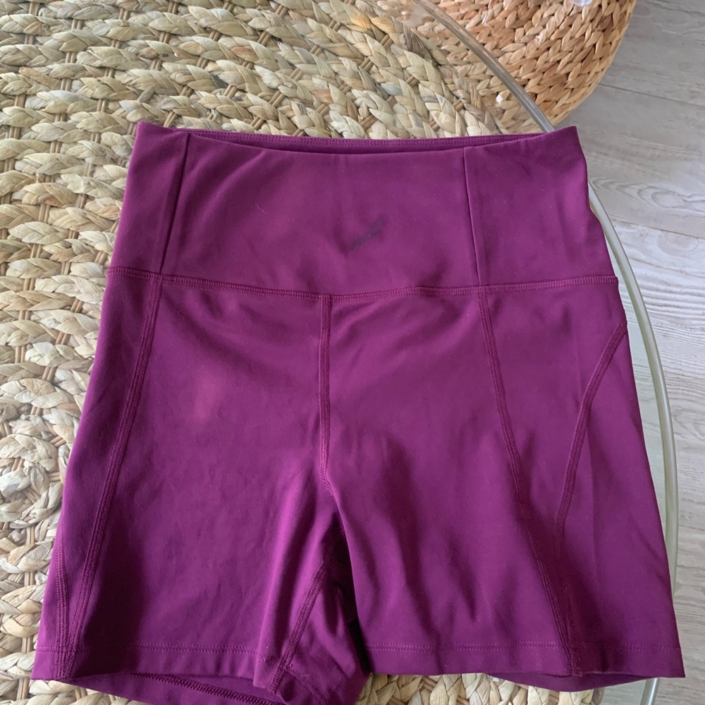 Girlfriend Collective Purple Bike Shorts